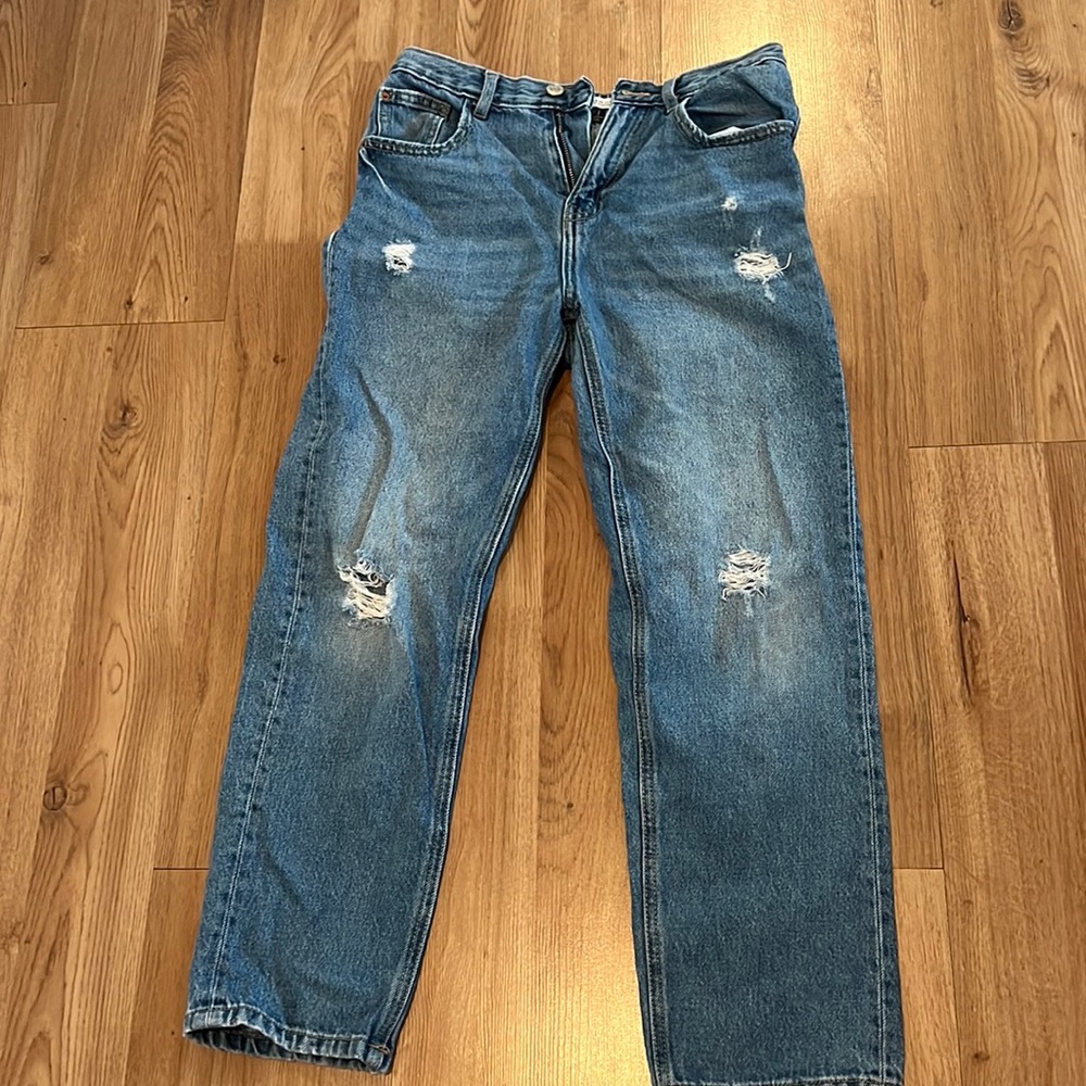 Zara mom fit jeans for girls